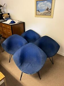 Vintage Harry Bertoia Knoll Mid Century Modern Diamond Lounge Chair Used
