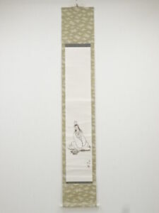 5664478 Japanese Hanging Scroll Hand Painted Byakue Kannon