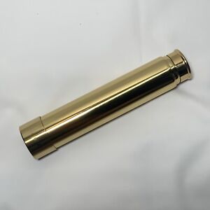 Bell Howell Brass Handheld Sight Scope Telescope Gold With Case 82