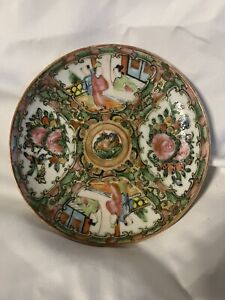 Antique Chinese China Famille Rose Medallion Small Side Plate 5 5 