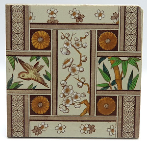 Fireplace Tile Aesthetic Design By Greatbatch Made By T G F Booth C1885 Ae1