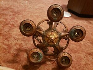 Riddle Co Antique Victorian Deco Ceiling Light Fixtures Made In Usa