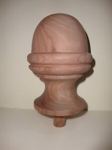 Wood Finial Unfinished For Newel Post Finial Or Cap 21
