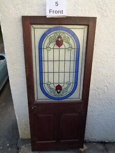 Hardwood Front Door Glass Panel Edwardian Victorian Door