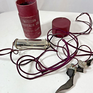 Western Oxygenor Oxydonor Pocket Electropoise Quack Medical Device Antique