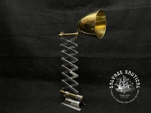 Nautical Industrial Antique Brass Aluminum Stretchable Scissor Wall New Light