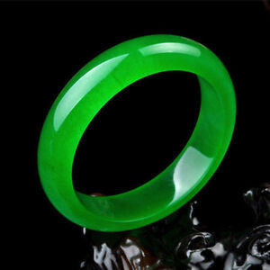 60mm Chinese Grade A Natural Jadeite Jade Bracelet Bangle