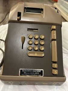 Victor Vintage Electric Adding Machine For Prop Parts Repair