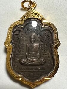 Phra Lp Ruay Rare Old Thai Buddha Amulet Pendant Magic Ancient Idol 10