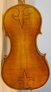 Old Vintage Violin 4 4 Geige Viola Cello Fiddle Label Casparo Da Salo Nr 1935