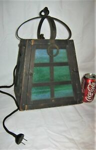 Antique Arts Crafts Mission Us Architectural Door Light Lamp Wall Pole Fixture