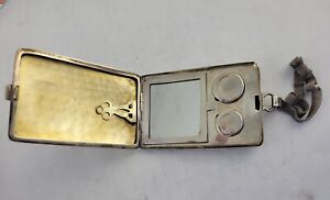 Watrous Mfg Co Vintage Sterling Silver Compact Coin Purse W Mirror