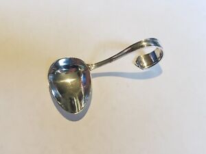 Webster Sterling Silver Baby Child Medicine Spoon Curved Handle Pattern