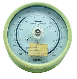 Aneroid Barometer Tokyo Yanagi Instrument 957696 Compensated Temp Accelaration