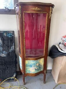 French Louis Xv Style Vitrine Curio Cabinet