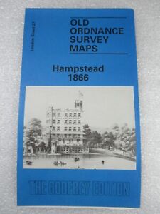Hampstead 1866 Old Ordnance Survey Maps Godfrey Edition