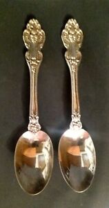 2 Reed And Barton King Francis Silverplate 8 3 8 Tablespoons