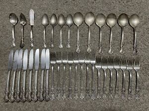36 Pieces Antique William Rogers Extra Plate Original Rogers Silverplate