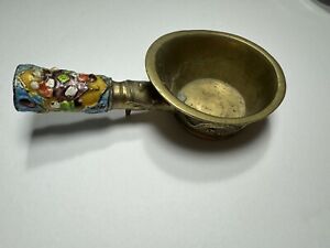 Antique Brass Chinese Silk Iron