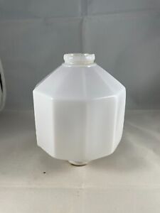 Rare White Milk Glass Lightning Rod Ball Ds Patent Pending Antique Vintage