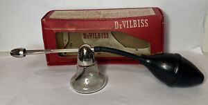 Vintage 1940 S Devilbiss No 15 Spraying Throat Spray Bottle Atomizer Glass