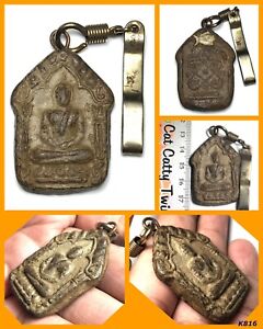 Phra Khun Paen Takrut Lp Tim Wat Lahanrai Thai Buddha Amulet Charm Talisman 816