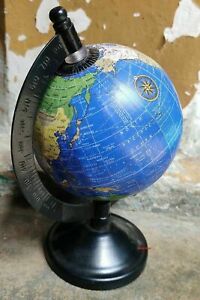 Sphere Political World Map Globe Antique Nautical Mini Table Top World Globe