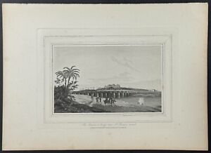 Daniell The Armenian Bridge Near St Thomas S Mount 10 1812 Oriental Scenery