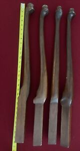 4 Vintage Queen Anne Wood Table Furniture Legs Salvage 29 Tall Crafter Diy