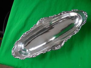 Baltimore Silversmiths Sterling Silver Footed Tray 13 X 5 1 2 219g 