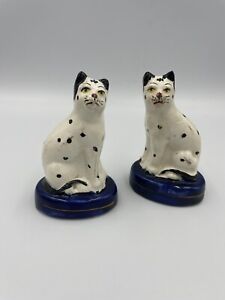 Antique Staffordshire Cats