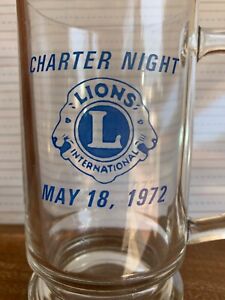 Very Rare Lions International Beer Stein May 18 1972 Charter Night