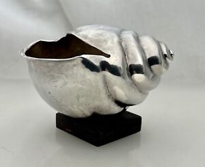 1960s William Spratling Mexican Sterling Silver Conch Shell Ashtray 88626