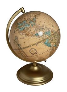 Vintage Imperial World Globe 9 Cram Sundial Rotating Collectible Decor