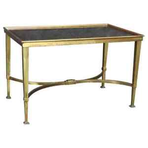 Gorgeous French Directoire Petite Gilt Bronze End Table Or Coffee Table