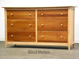 Maple And Cherry Dresser By Copeland Furniture