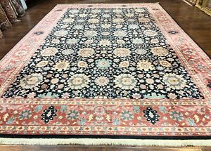 Karastan Rug 10x14 Williamsburg Kurdish Pattern 559 Wool Pile Vintage Carpet