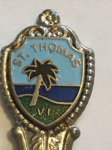Vintage Souvenir Spoon Us Collectible St Thomas Virgin Islands