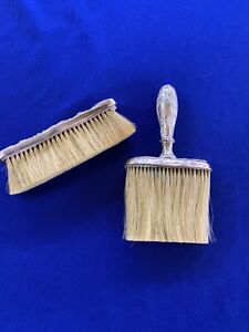 Two Victorian Sterling Handle Vanity Brushes