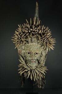 African War Face Mask Kran Dan Liberia Tribal Art African Crafts