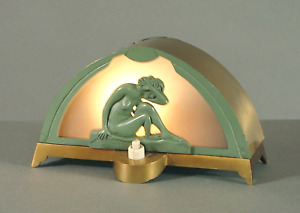 French Art Deco Nude Lady Lamp But With Feeling 