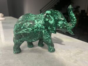 Solid Jade Elephant Large 