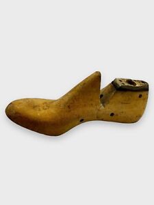 Cobbler Shoe Mold Wooden Vintage Primitive Americana Size 5 1 2 C Home Decor