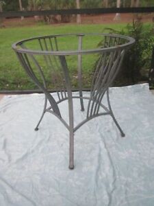 Vintage Metal Salterini Style Table Base No Glass