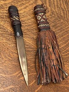 Antique Subsaharan West Africa Dagger Sheath Mandika Mandigo Malinke Knife Exc