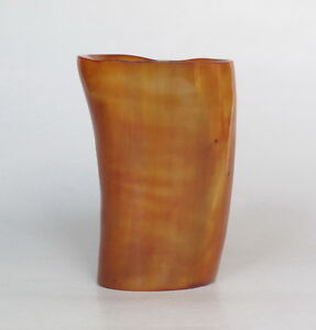 Chinese Old Natural Ox Horn Cup