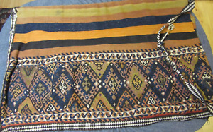 Yahyali Tribal Grain Bag Flat Weave Wool Ex Large 30 X 46 Antique Rug Turkish
