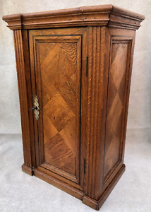Large Antique French Apothecary Cabinet Furniture Early 1900 S Wood Marquetry