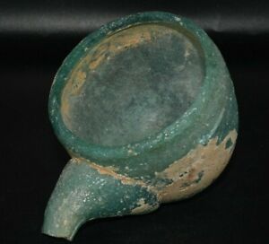 Large Intact Ancient Roman Medical Glass Vessel Circa 1st Century Ad