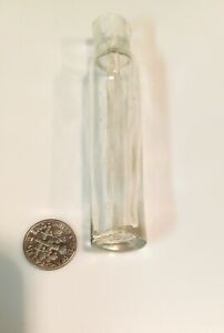 Antique 1870 S Medicine Vial Bottle Star Mark